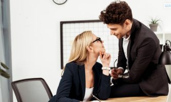 signs your boss likes you but is hiding it